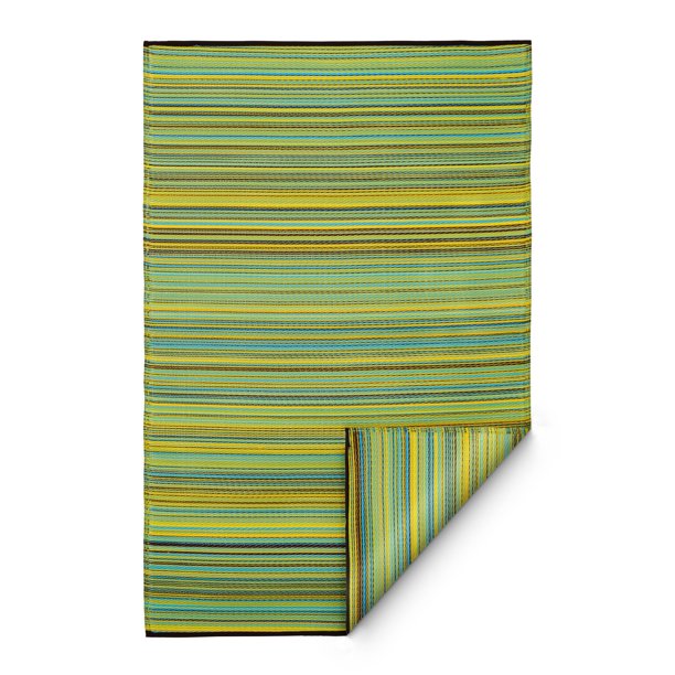 Fab Habitat Reversible Indoor Outdoor Weather Resistant Floor Mat/Rug