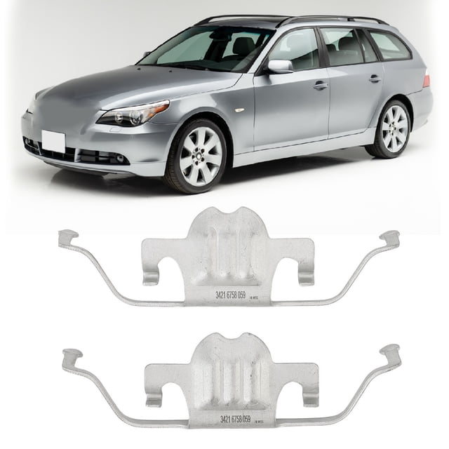 Rear Disc Brake Pad Retaining Clip, Dependable Performance Brake Pad Anti Rattle Clip Sturdy Pair Of 34216758059 for Vehicle