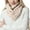 Beige, variant on Scarf Womens Thick Knit Winter Two Loop Pullover Scarf Cozy Yarn Wrap Snood Hoodie Shawl Beige,One Size
