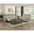 thumbnail image 2 of Lexicon Laconia 2-Piece Leather Sofa Set in Latte, 2 of 13