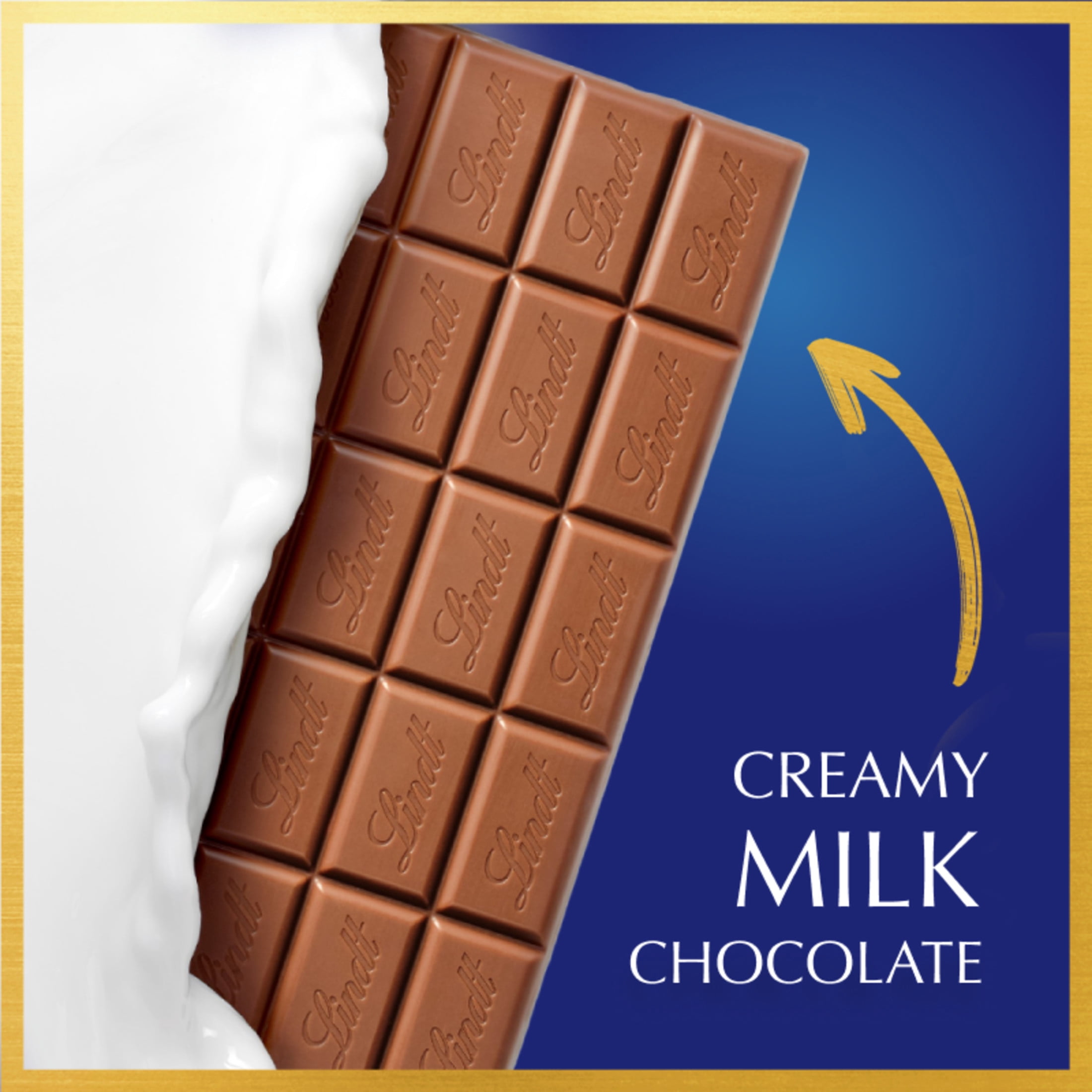 Lindt Classic Recipe Milk Chocolate Candy Bar, 4.4 oz, Bar