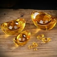 thumbnail image 6 of PAMINGONO 5Pcs Citrine Ingot Statue Citrine Craft For Wealth Symbol, 6 of 8