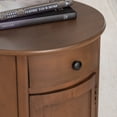 thumbnail image 4 of Bexley Traditional Round Storage Side Table 26" x 18", 4 of 6