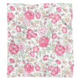 thumbnail image 5 of Botanical Flower Blanket: Ultra Soft & Warm Flannel Throw Blanket- Ideal for Kids, Adults, Home, Chair, Sofa, Couch & Bed - Vintage Style Couch Blanket, 50x60in Size, 5 of 5