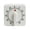 A001- Style A, variant on 60 Minute Mechanical Kitchen Timer, Square White Manual Countdown Timer for Cooking Baking Workout Study, Home and Office Time Management Tool