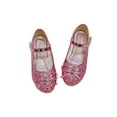 thumbnail image 3 of GENILU Girl Glitter Ballet Flat Dress Shoe Slip on Mary Jane School Shoes Pink 1Y, 3 of 9