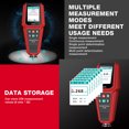 thumbnail image 4 of Paint Thickness Gauge Coating Thickness Gauge High Sensitivity Probe 2.0-inch TFT Color Display 256 Data Stores Beeping Sound Alarm-4-Direction Rotating Screen, 4 of 7