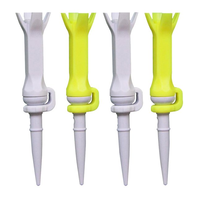 de s de guía para golf de 76 mm, tees de garra de plástico giratorios de 180 degree, ayudas de entrenamiento, equipos de accesorios para golf Zulema Tee de guía de golf