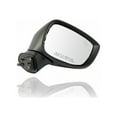 thumbnail image 4 of Door Mirror - Compatible/Replacement for '17-21 Mazda CX-5 - Powered, Heated, With Blind Spot Detection, Manual Folding, Primed Black - Pair, Left Driver + Right Passenger Set - KC9E69121A, KC9E69181A, 4 of 4