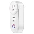 thumbnail image 3 of Enchufe inteligente Wi-Fi con 2 puertos USB, mini enchufes inteligentes Wifi para EE. UU., 3 of 5