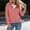 Watermelon Red, variant on Snorda Jackets for Women Full Zip Long Sleeve Sun Protection Hooded Jacket With Zipper Pockets Casual Solid Color Loose Fits Lightweight Comfy Jackets for Fall Daily Outing Wear