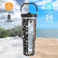thumbnail image 4 of 30 Oz Cat Paw Tumbler with Top Handle and Flip Straw, Black Cat Face Stainless Steel Travel Cups Birthday Cats Lover Gifts for Women Men (1PC), 4 of 6