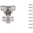 thumbnail image 3 of Hickory Hardware Hh075218 3/4" Overlay Concealed Euro Cabinet Door Hinge - Nickel, 3 of 3