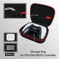 thumbnail image 2 of Bolsa de transporte para Gamepad, funda protectora EVA para controlador PS5/PS4/XBOX/8bitdo, 2 of 9