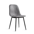 thumbnail image 2 of PU Dining Chairs Modern Chair Set of 2,Gray, 2 of 6