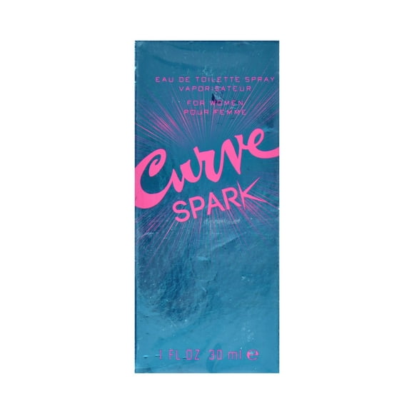 Curve Spark Eau de Toilette Parfum Spray, Parfum pour Femme 1,0 Oz