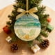 thumbnail image 2 of Colgante Decorativo Adorno de corazón de la amistad hecho a mano con vidrio marino, 8 cm, decoración de copo de nieve, recuerdo de amistad, 1 unidad Rkxzt, 2 of 7