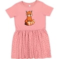 thumbnail image 3 of Inktastic Red Panda T-shirt Girls Toddler Dress, 3 of 5