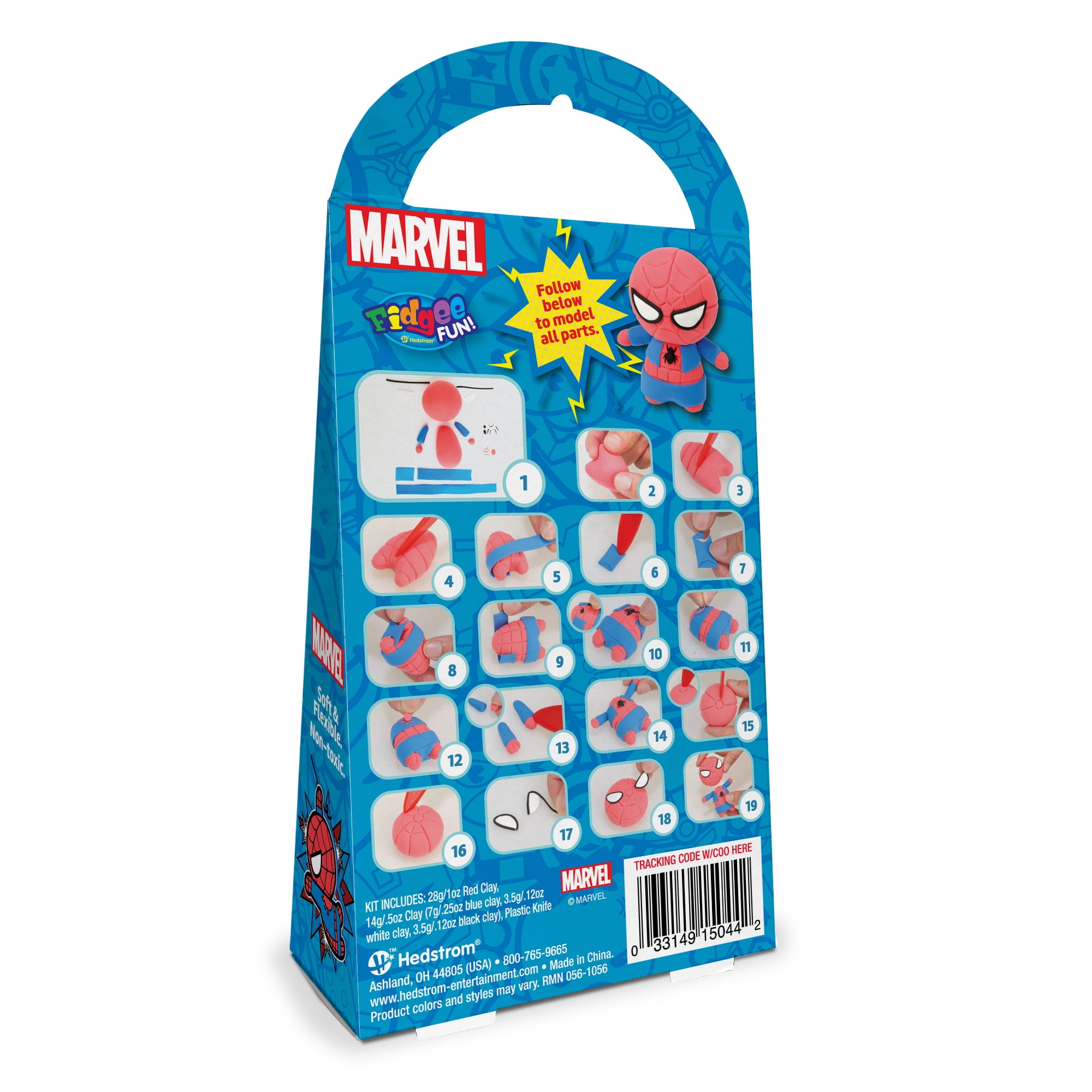 Hedstrom Spiderman Dabblin' Dough Buildable