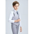 thumbnail image 5 of Lycody Boy's Suit Vest with Bowtie and Tie Kids Suits for Teen Adjustable Back Strap Vest Set Tie and Bowtie for Wedding Graduate Prom Party, 5 of 6