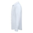 thumbnail image 3 of AZoiNM Men's French Cuff Dress Shirt Slim Fit Long Sleeve Business Casual Polyester, 3 of 10
