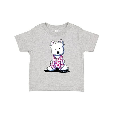 

Inktastic Valentine PJs Westie Gift Toddler Boy or Toddler Girl T-Shirt