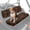 Black Mushroom, variant on ZIATUBLES 2-Pack Waterproof UTV Seat Covers with Camo Dinosaur Silhouette Print, Replacement Bench Seat Protectors Compatible with Mule 3000 3010, Wear-Resistant Polyester UTV Seat Decor Covers