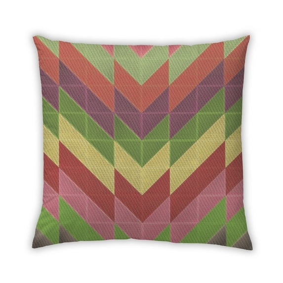 Ahgly Company Outdoor Square Contemporary Throw Pillow, 18 inch by 18 inch