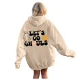 thumbnail image 1 of WEAIXIMIUNG Sweat à Capuche pour Femmes Mode Décontractée Lettres Imprimées devant et derrière Sweat à Capuche Décontracté Ample, 1 of 7