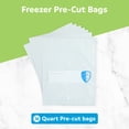 thumbnail image 6 of FoodSaver Quart Vacuum Seal Bags, 16 Count Pre-Cut BPA-Free Freezer Bags, Align to Seal & Tear to Open for Food Freezer, Sous Vide, and Meal Prep, 6 of 6