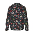 thumbnail image 3 of Uemuo Forest Flora and Insects Pattern Women's Full Zip UPF 50+ Sun Protection Hoodie Jacket Long Sleeve Sun Shirt Hiking Outdoor Performance with Pockets-XX-Large, 3 of 8