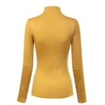thumbnail image 4 of MixMatchy Women's Mock Neck Long Sleeve Turtleneck Slim Fit Sweater Top, 4 of 4