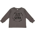 thumbnail image 3 of Inktastic I'm the Little Sister Girls Long Sleeve Toddler T-Shirt, 3 of 5