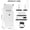 White, variant on Metal Suggestion Box Donation Box with Slot Drop Box with Lock and Key Collection Box Mailbox Wall Mount Dropbox (10.2×5.6×2.8inch) Ballot Box for Home Office Outdoor