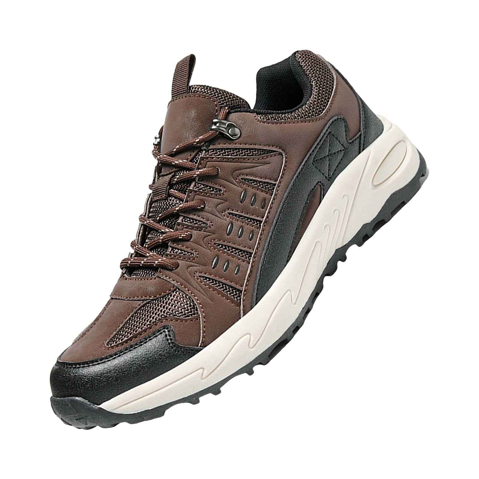 High Top Chunky Sneakers for Men Women Non Slip Lightweight Walking Shoes Slip On Running Casual Shoes Lace Up Padded Sneakers Tennis Shoes