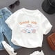 thumbnail image 3 of Cinnamoroll Children's Short Sleeve Anime Sanrios Kawaii Girl Boys White Versatile Korean Style Kawaii Thin Style Cotton Tops, 3 of 5