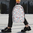 thumbnail image 2 of Lukts Lighthouse And Beacon Pattern 15 Inch Student Backpack, Waterproof Laptop Backpack with Adjustable Shoulder Straps, Lightweight Travel, Campus Backpack, Unisex, 2 of 6