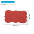 thumbnail image 2 of Uxcell 2" x 3.5" Blank Paper Business Cards Small Index Flash Cards Message Note Card Lace, Assorted Colors 100 Pack, 2 of 6