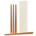 thumbnail image 1 of Juego de 4 velas Taper Candles Pickood, cobre metalizado, 30 cm, 1 of 4