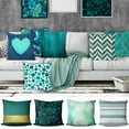 thumbnail image 2 of EIMELI Love Heart Printing Soft Square Pillow Case Sofa Bed Cushion Cover Home Decor, 2 of 12