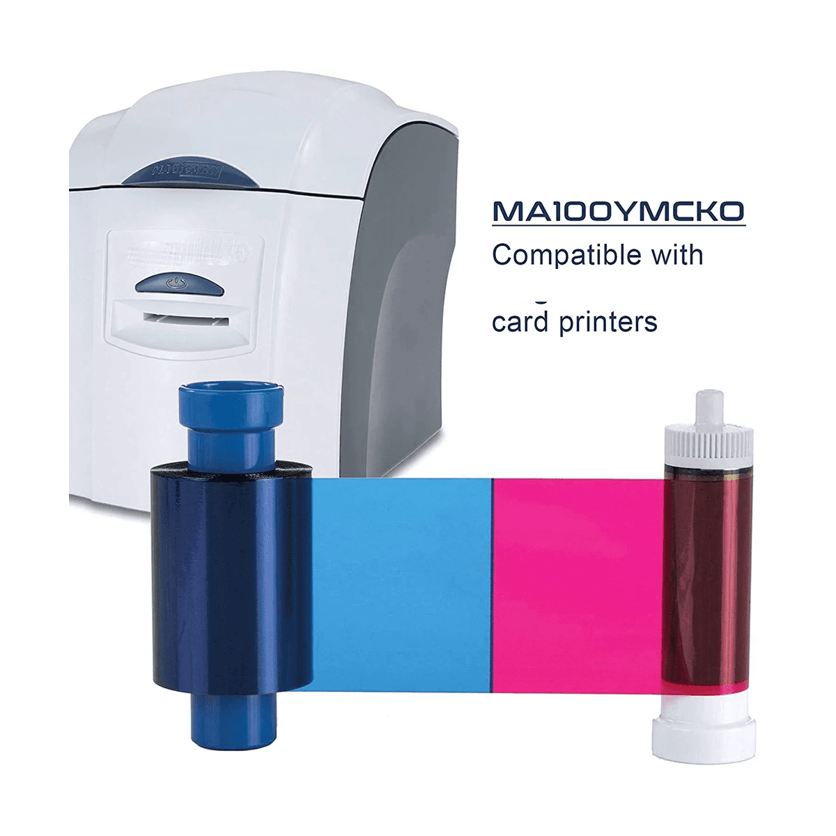MA100YMCKO Color Ribbon 100 Prints
