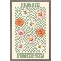 Radiate Positivity Wall Poster, 22.375" x 34" Framed