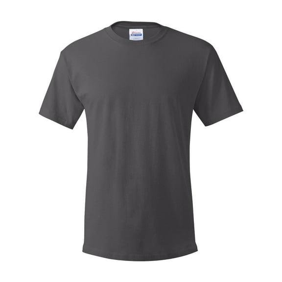 Hanes 5.2 Oz. Comfortsoft Cotton T-Shirt 5280- Smoke Gray,Small Pack of 5