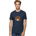 thumbnail image 2 of Chocolate-Donut-6 Mens Graphic Tee, 100% Cotton, Casual Summer Wear, 2 of 2