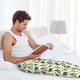 thumbnail image 5 of Fotbe Cartoon Turtles Pantalones de Pijama para Hombre, Pantalones de Dormir, Pantalones de Casa con Cintura Ajustable y Bolsillos-3X-Large, 5 of 6