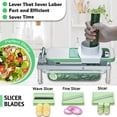 thumbnail image 3 of Picadora de verduras IPOVIPO de acero inoxidable con 8 cuchillas, 3 of 7