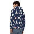 thumbnail image 4 of Kdxio Pirate Skulls 1 Print Men Hoodies Casual Hoodies for Men with Zip Pockets Full Zip Long Sleeve Sweatshirt Sports Hooded Jacket-XX-Large, 4 of 5
