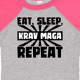 thumbnail image 4 of Inktastic Eat, Sleep, Krav Maga, Repeat Boys or Girls Baby Bodysuit, 4 of 5