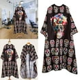 thumbnail image 6 of Water Barber Hairdresser Stylist Cape Hair Styling Cape Practical Tools Skeleton, 6 of 8