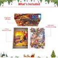 thumbnail image 4 of Puzle ChengQism de Papá Noel navideño, 100 piezas, 45 x 35 cm, 4 of 7